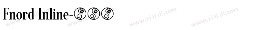 Fnord Inline字体转换